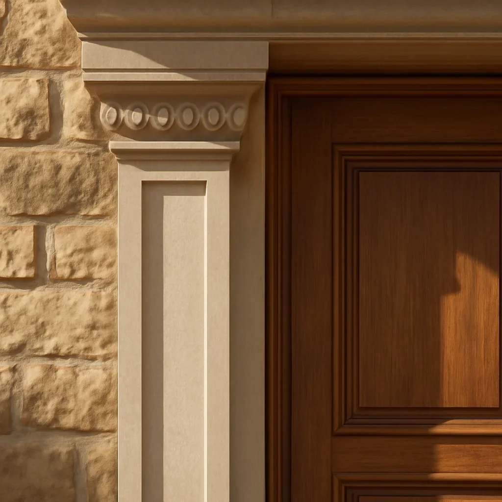 Artisan Craftsmanship detail image with architecture and material texture