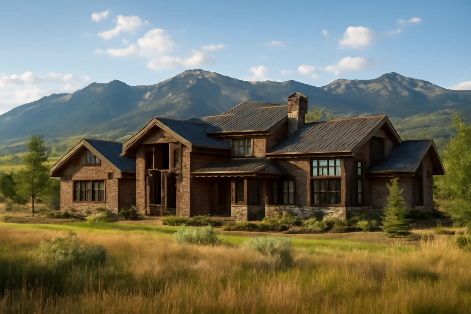 Bozeman, MT landscape and custom home architecture