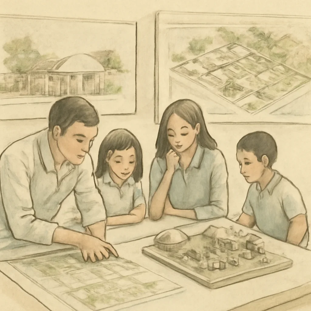 Family Compounds planning and site response illustration