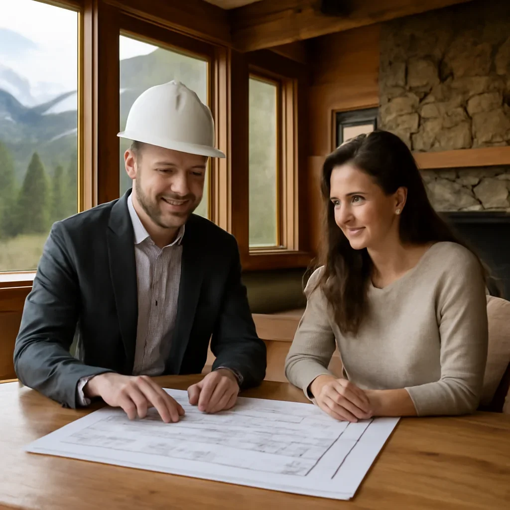 Design-build consultation image for mountain homes